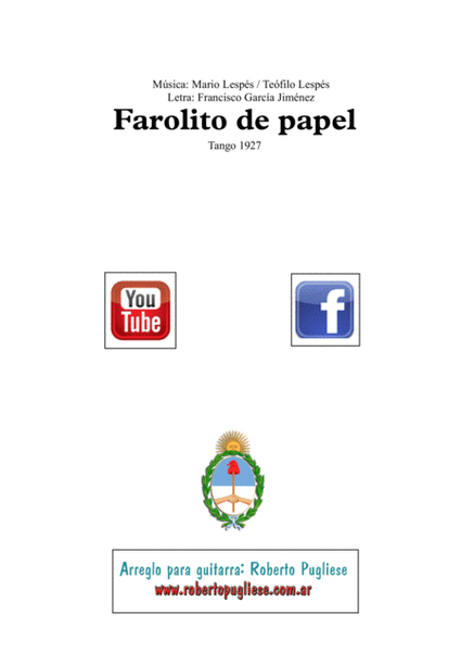 Farolito de papel - Tango (Lespes - Lespes - Jimenez) image number null