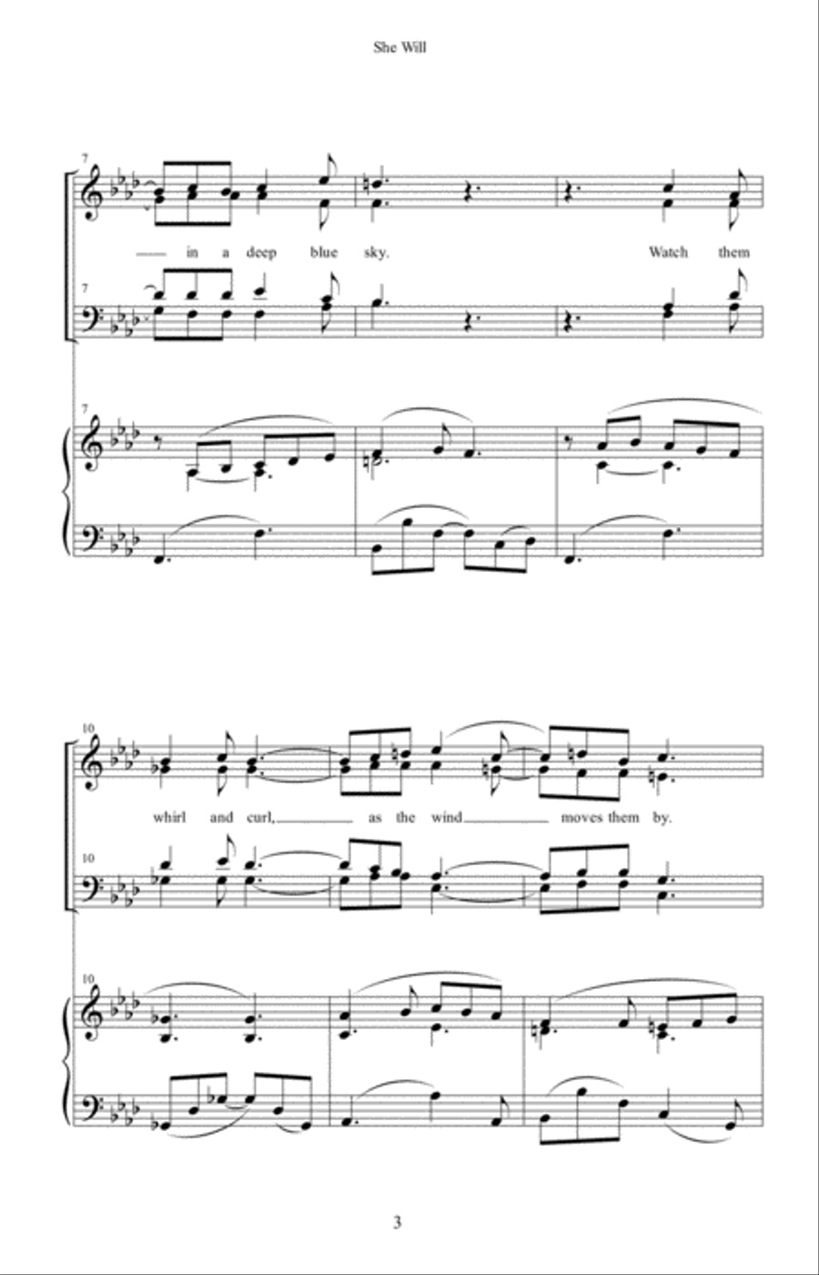 She Will 4-Part scores gallery preview page 3