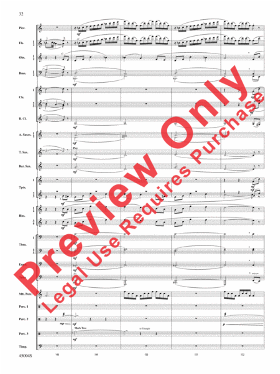 Red Rock Mountain Concert Band scores gallery preview page 67