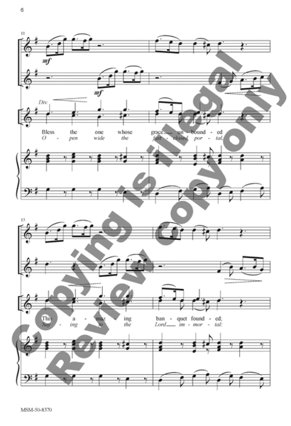 Soul, Adorn Yourself with Gladness (Choral Score)