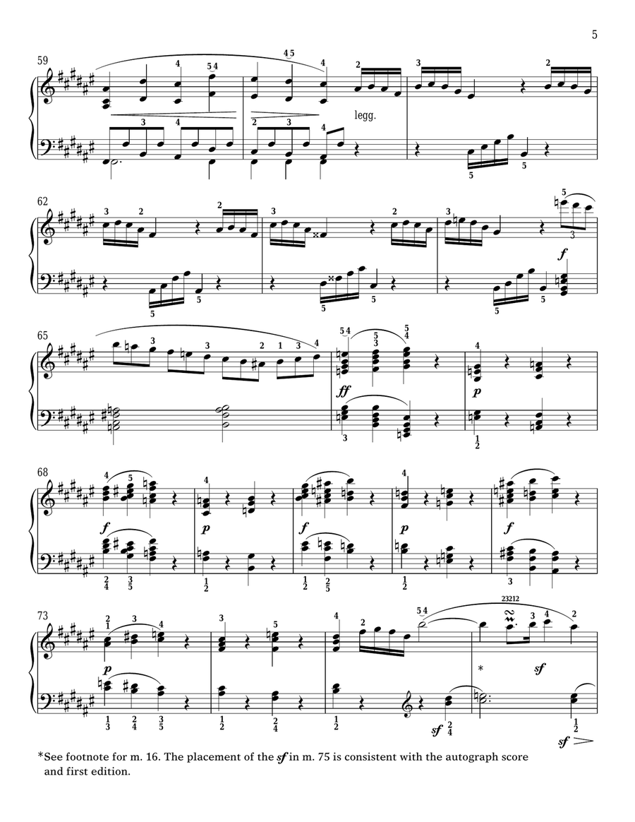 Piano Sonata No. 24 In F-Sharp Major, Op. 78 Piano Solo scores gallery preview page 5