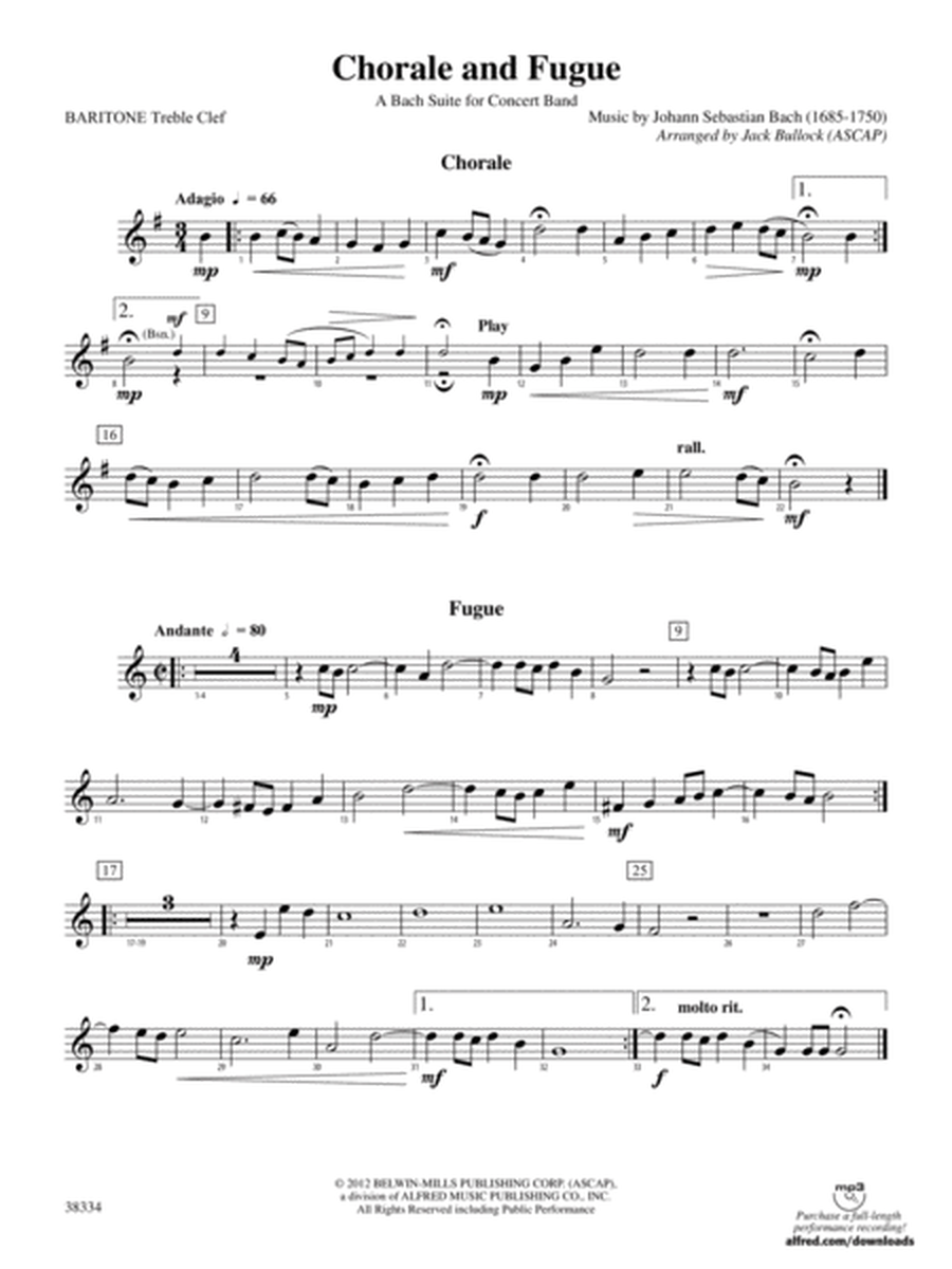 Chorale and Fugue: Baritone T.C.