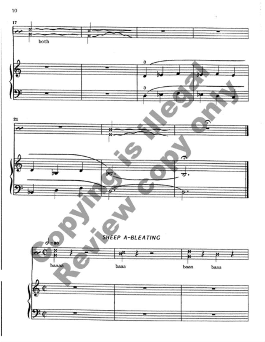 Down on the Farm Easy Piano scores gallery preview page 10