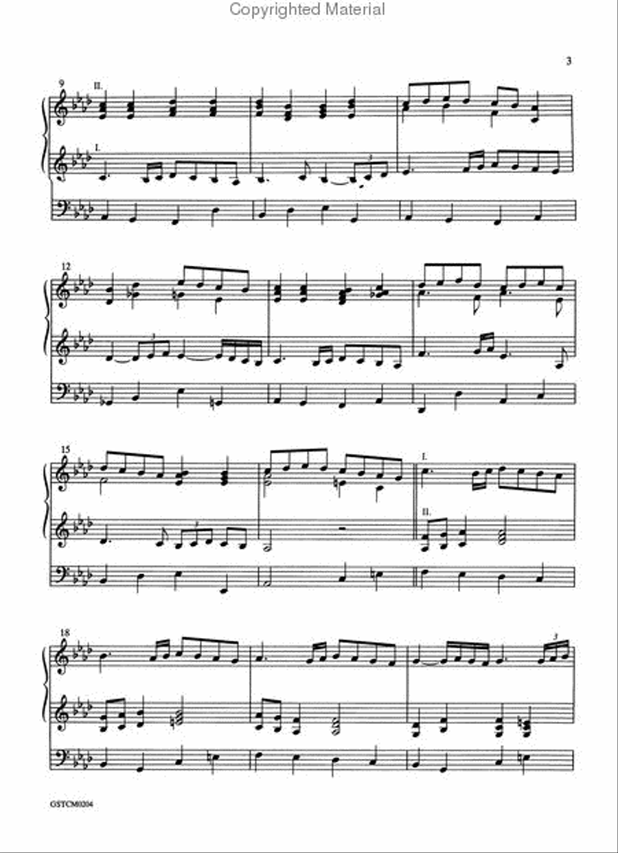 Trumpet Dialogue Organ scores gallery preview page 3