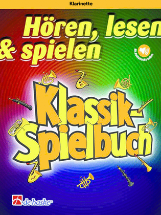 Book cover for Hören, lesen & spielen - Klassik-Spielbuch