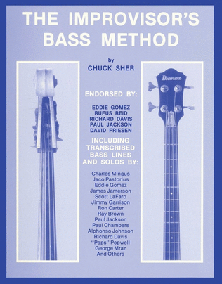 Book cover for Improvisors Bass Method