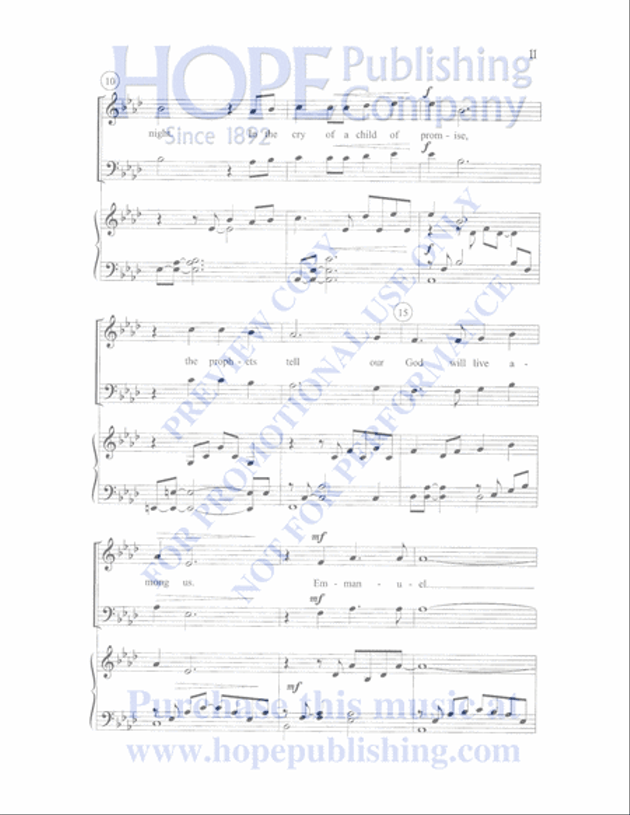 By Heaven's Light Choir scores gallery preview page 12