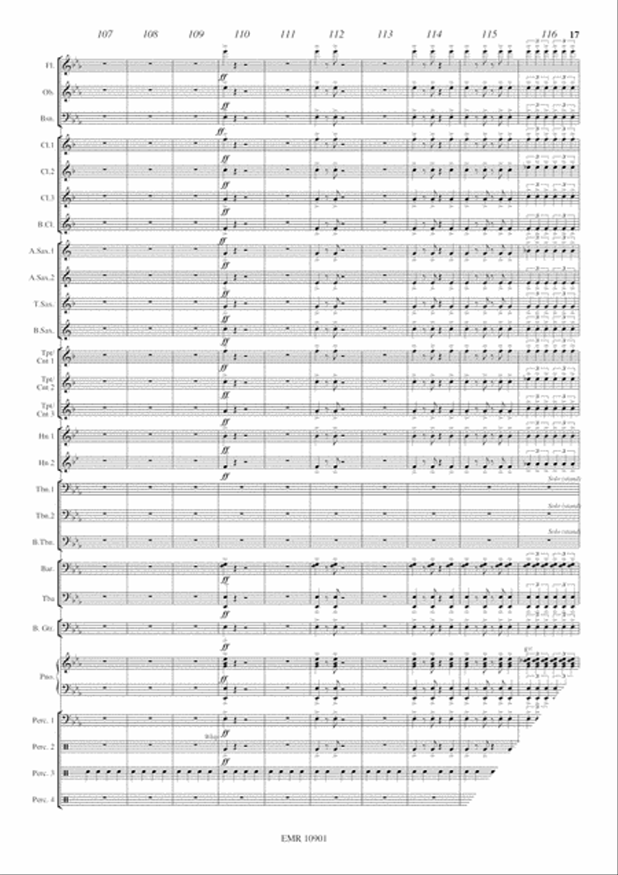 Jazzy Winds Jazzy Winds Concert Band scores gallery preview page 18