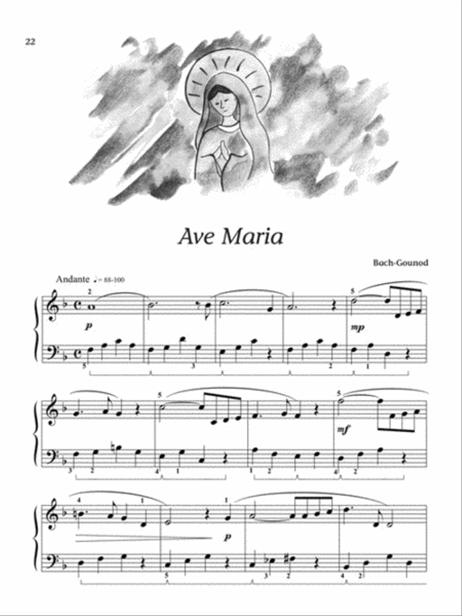 Sacred Solos – Level Three Piano Method scores gallery preview page 4