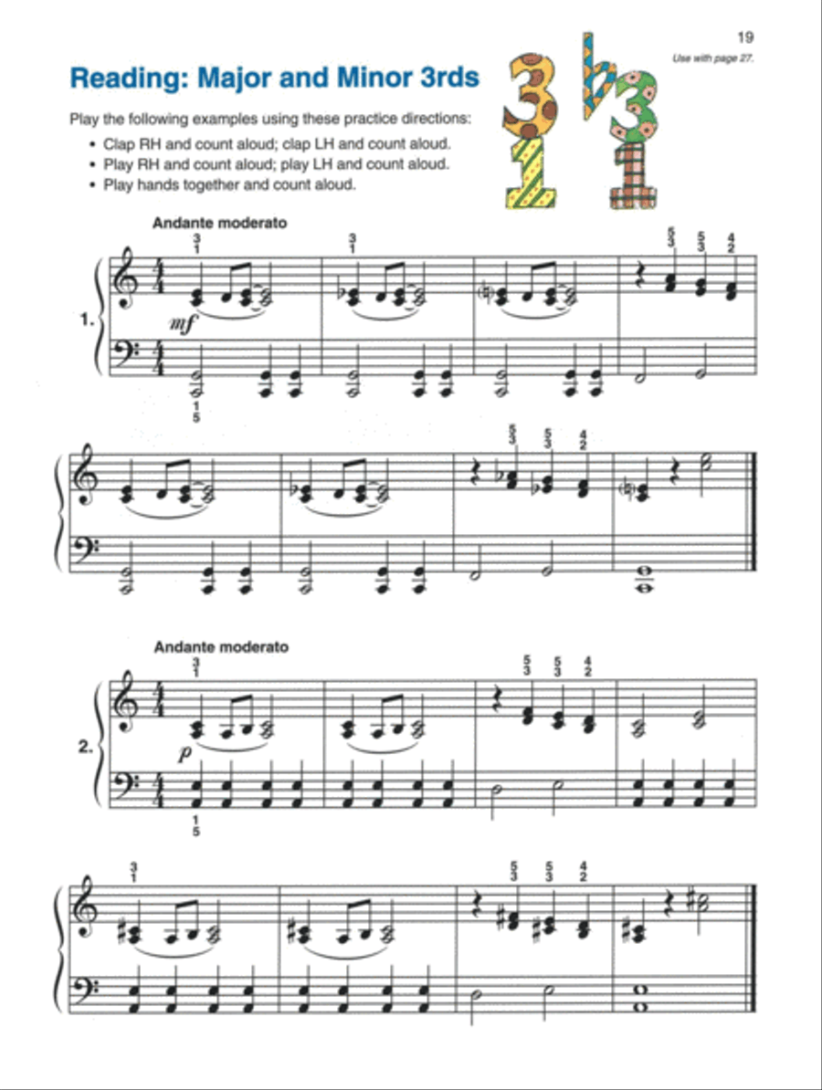 Alfred's Basic Piano Course Sight Reading, Level 3 Piano Method scores gallery preview page 8