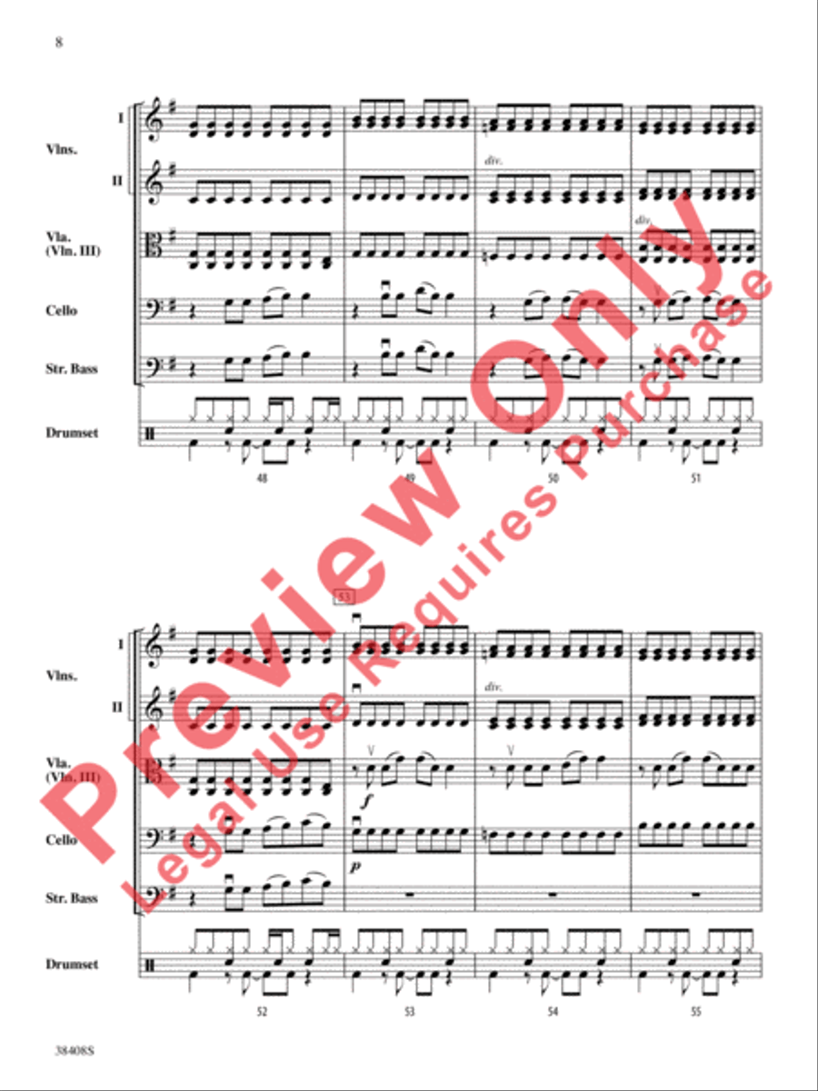 Firework String Orchestra scores gallery preview page 9