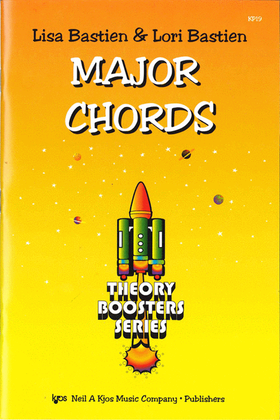 Book cover for Bastien Theory Boosters: Major Chords