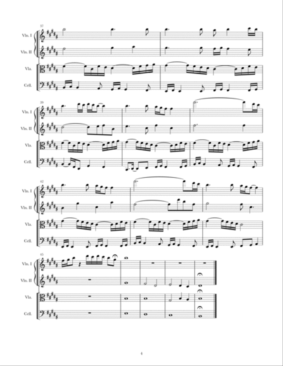 I Will Always Love You I Will Always Love You String Quartet scores gallery preview page 4