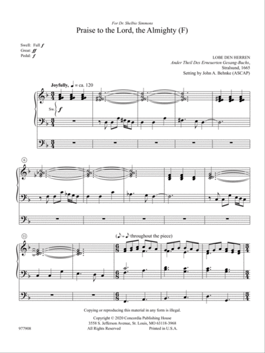 Five Hymn Inspirations, Set 2 Organ scores gallery preview page 2