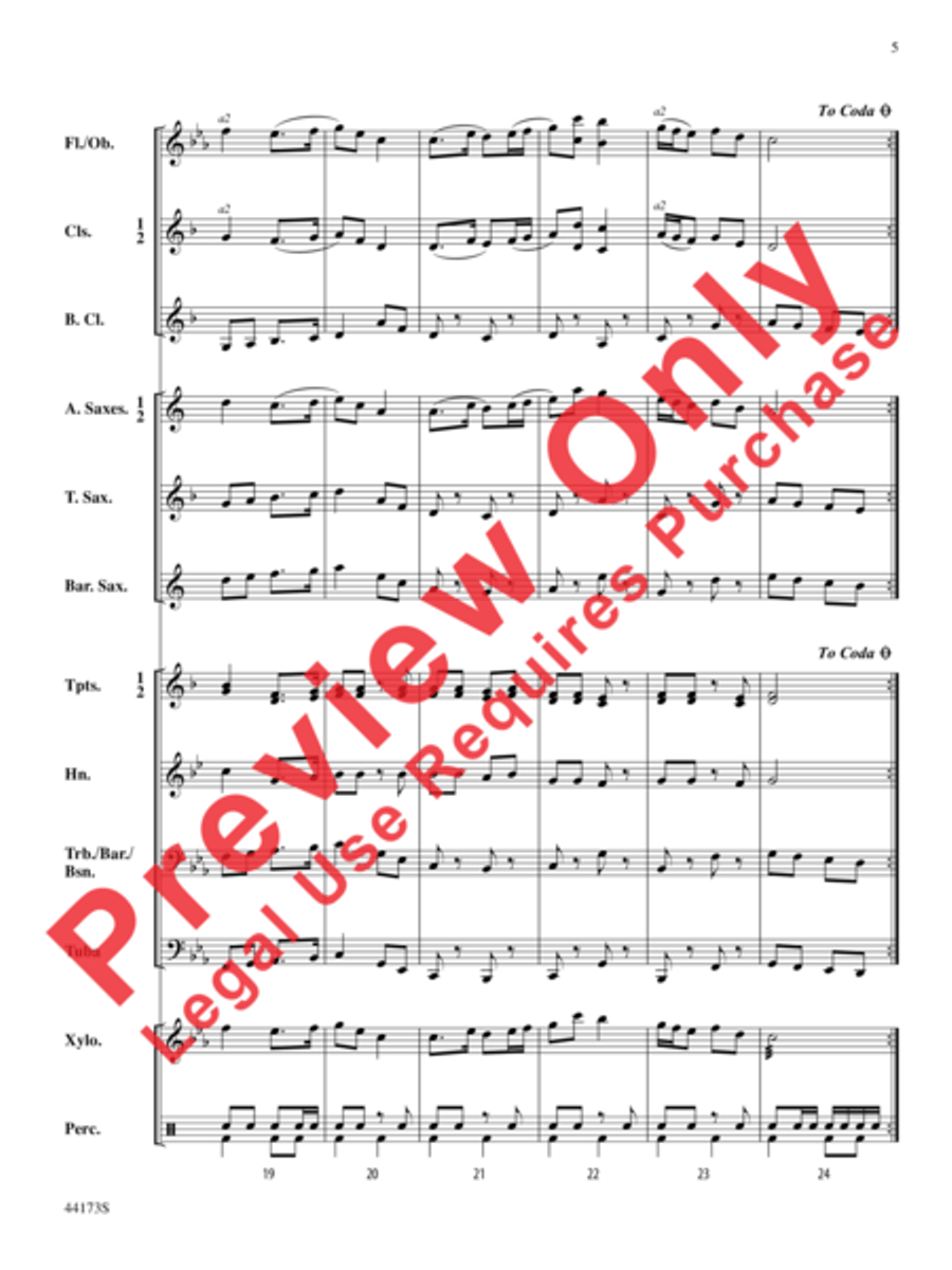 Cape Breton March Cape Breton March Concert Band scores gallery preview page 18