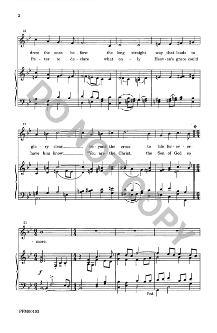 All You Who with Bright Hope 4-Part scores gallery preview page 3