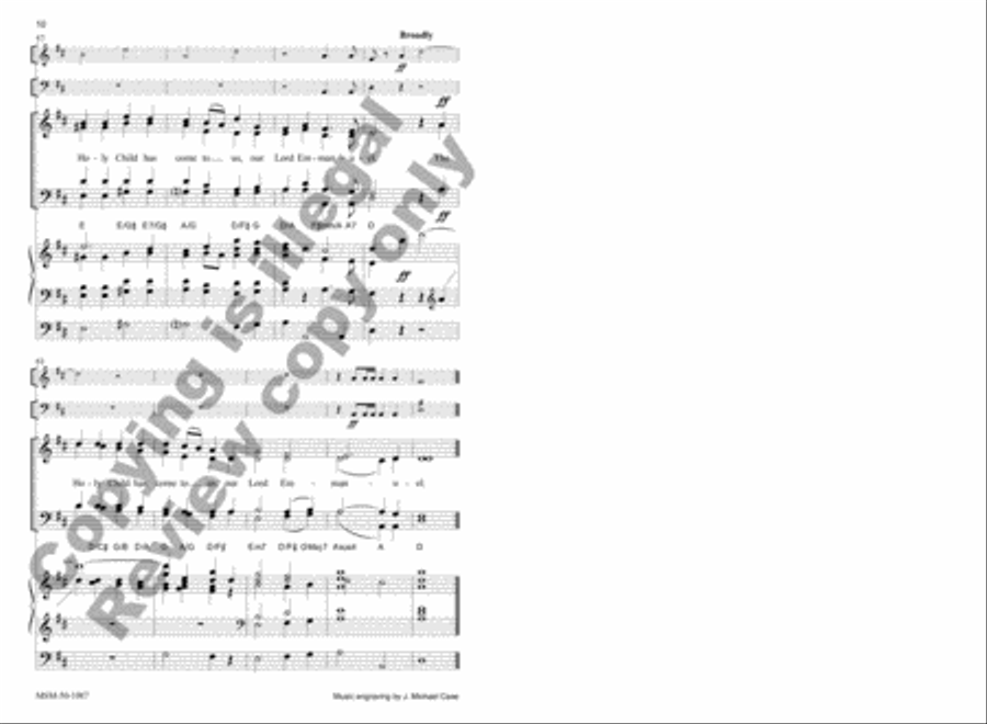 Canticle of Zechariah Canticle of Zechariah 4-Part scores gallery preview page 10