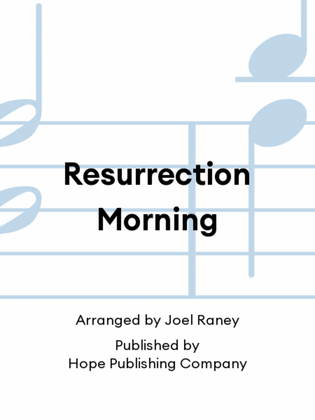 Book cover for Resurrection Morning