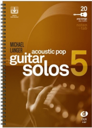 Book cover for Acoustic Pop Guitar Solos 5