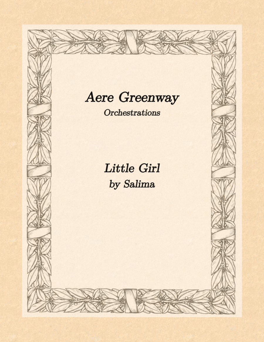 Little Girl - Orchestral Version Full Orchestra scores gallery preview page 1