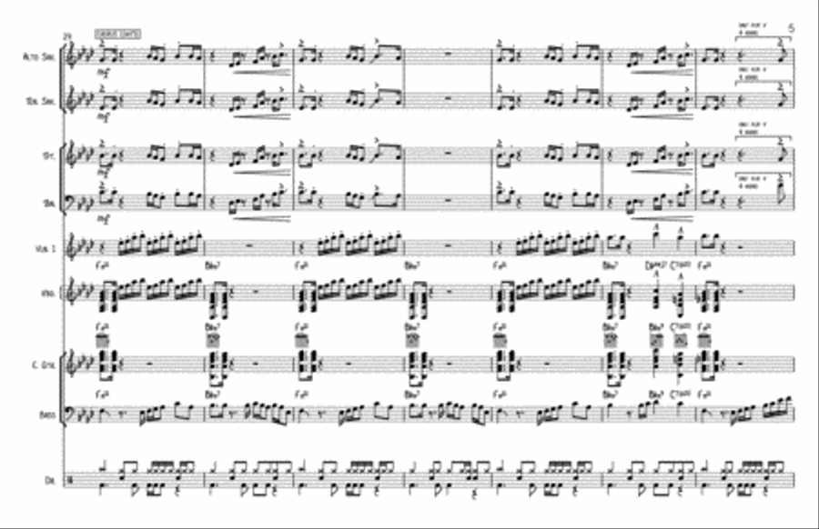 24K Magic Large Ensemble scores gallery preview page 5