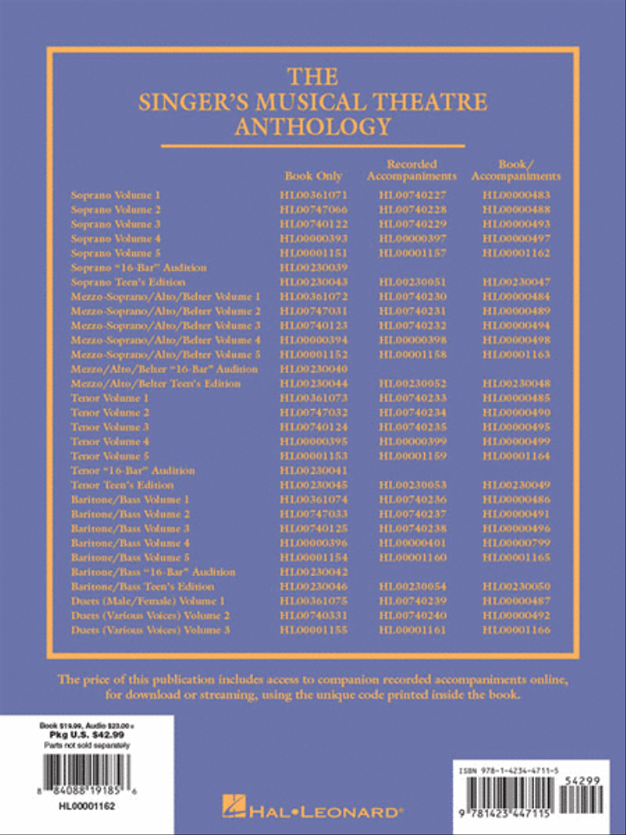 The Singer's Musical Theatre Anthology - Volume 5 - Soprano image number null