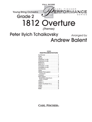 Book cover for 1812 Overture (Themes)