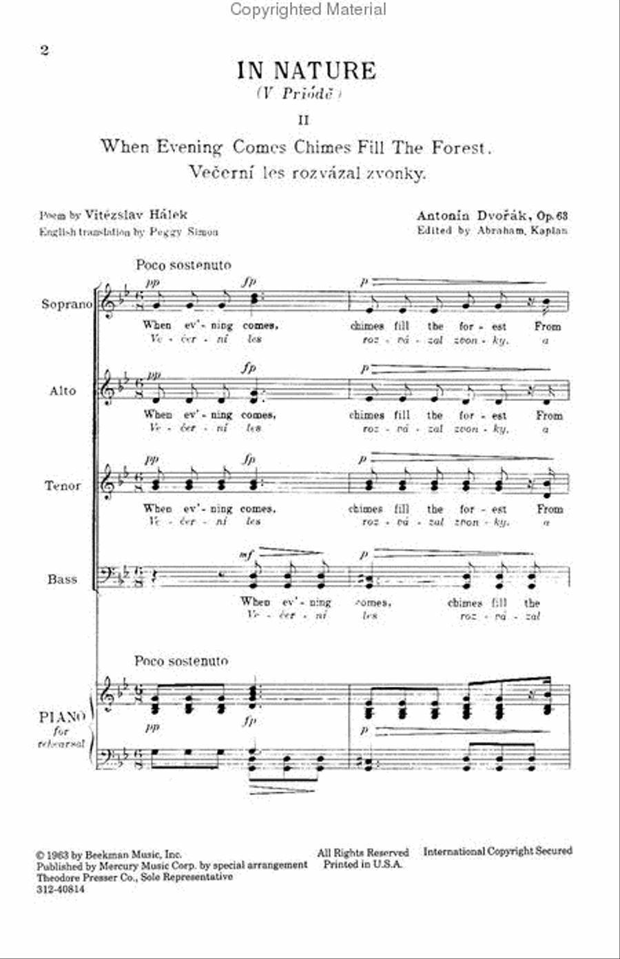 In Nature 4-Part scores gallery preview page 2