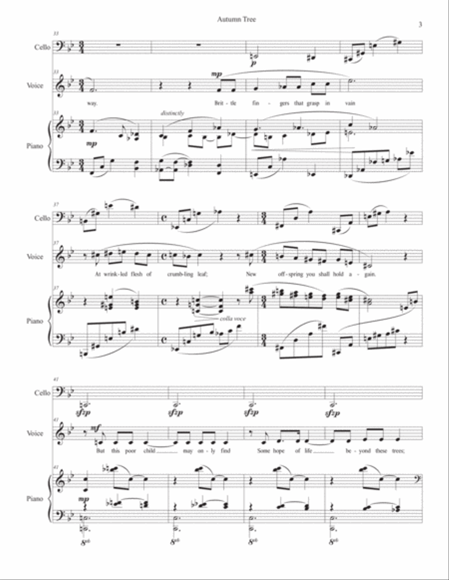 Autumn Tree Voice scores gallery preview page 3