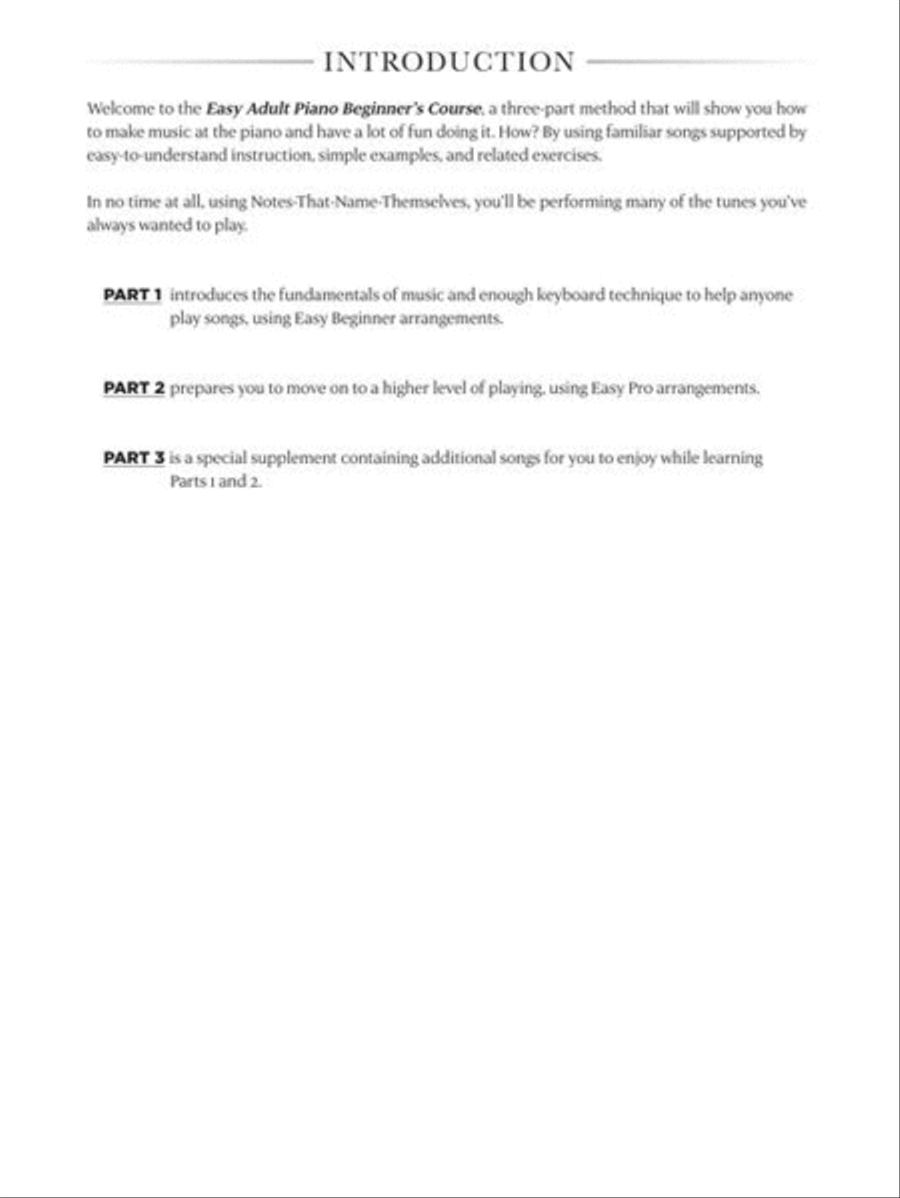 Easy Adult Piano Beginner's Course – Updated Edition Piano Method scores gallery preview page 4