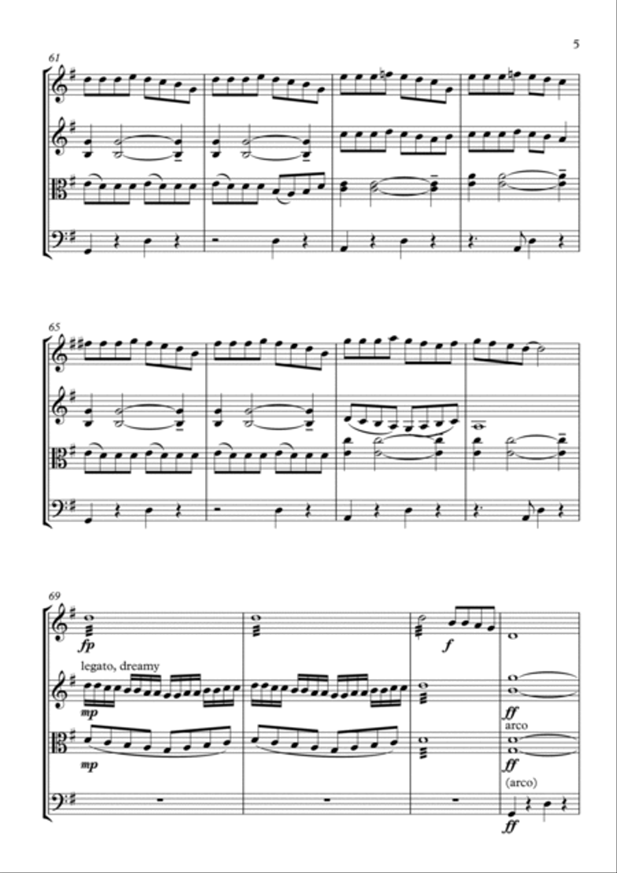 Starlings String Quartet scores gallery preview page 5