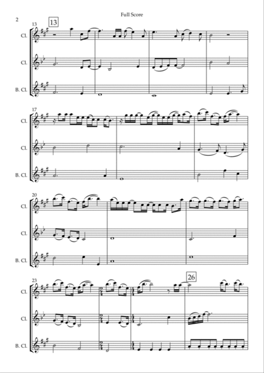 Never Enough Never Enough Woodwind Trio scores gallery preview page 2