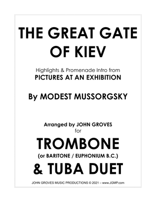 The Great Gate of Kiev from Pictures at an Exhibition - Trombone & Tuba Duet