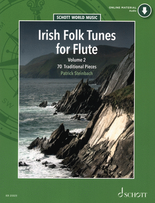 Book cover for Irish Folk Tunes for Flute - Volume 2