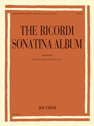Book cover for The Ricordi Sonatina Album