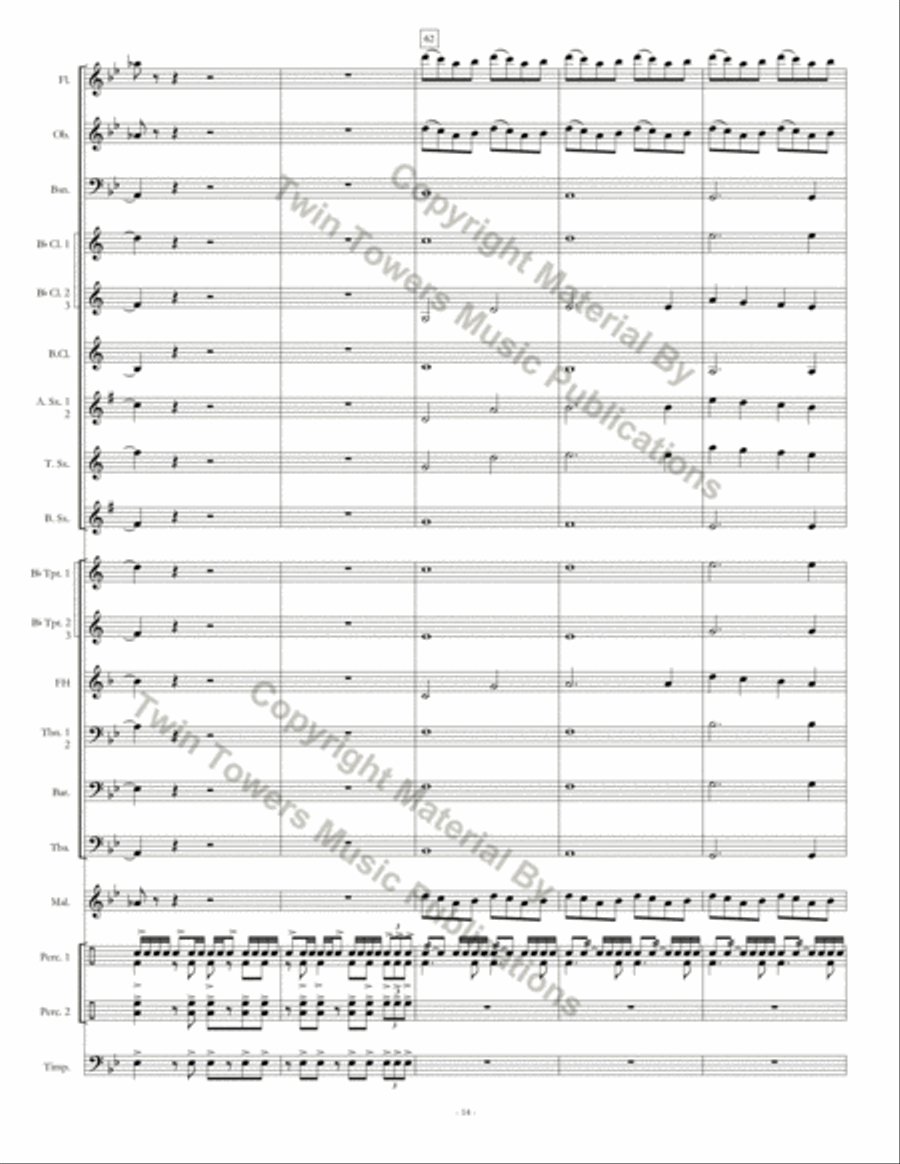 Respect is a Two Way Street Concert Band scores gallery preview page 15
