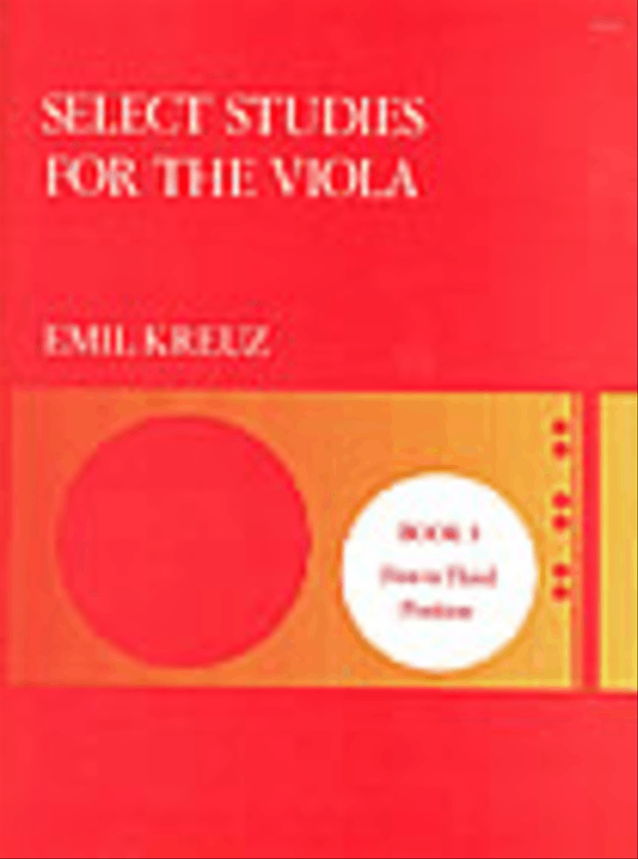 Select Studies. Book 3 Viola scores gallery preview page 1