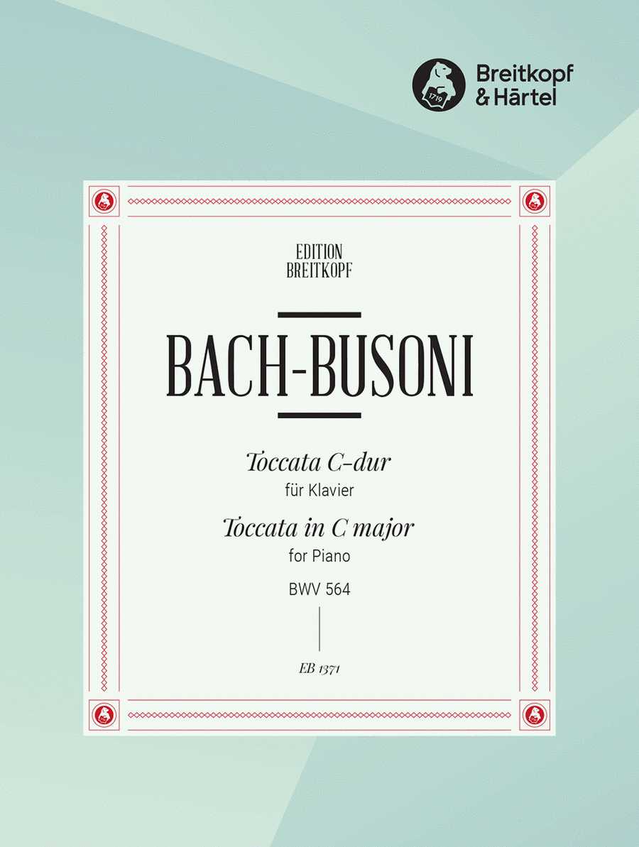 Toccata in C major BWV 564 Piano Solo scores gallery preview page 1