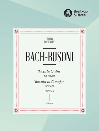 Book cover for Toccata in C major BWV 564