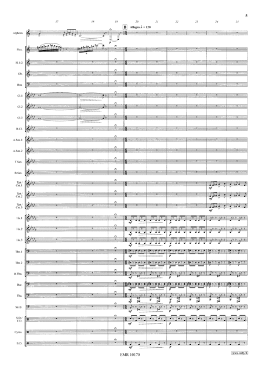 Sinfonietta Alpestre Sinfonietta Alpestre Concert Band scores gallery preview page 5