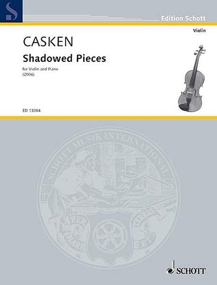 Shadowed Pieces For Violin And Piano, Score And Parts