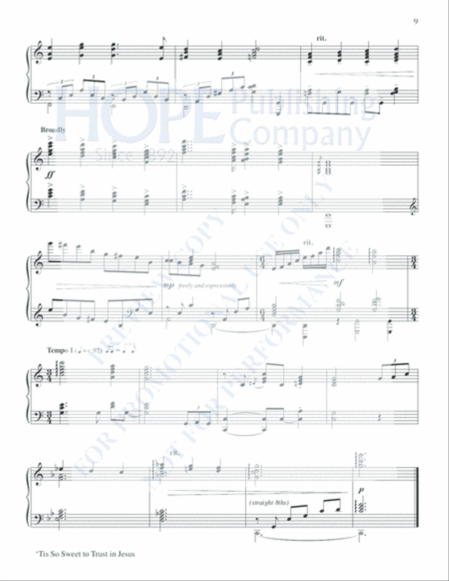 Gospel Greats 2 Piano Solo scores gallery preview page 16