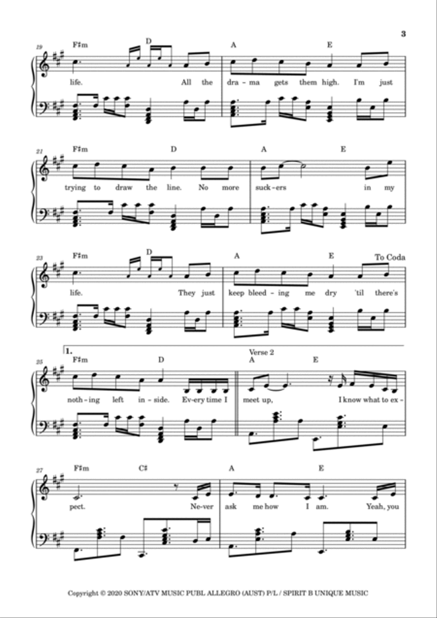 No More Suckers Piano Solo scores gallery preview page 3
