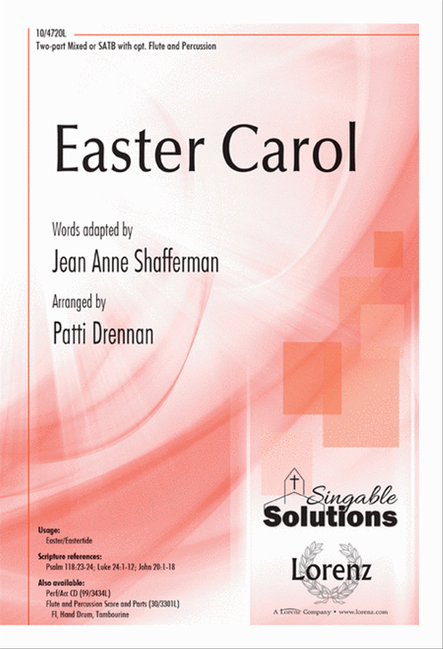 Easter Carol 2-Part scores gallery preview page 1