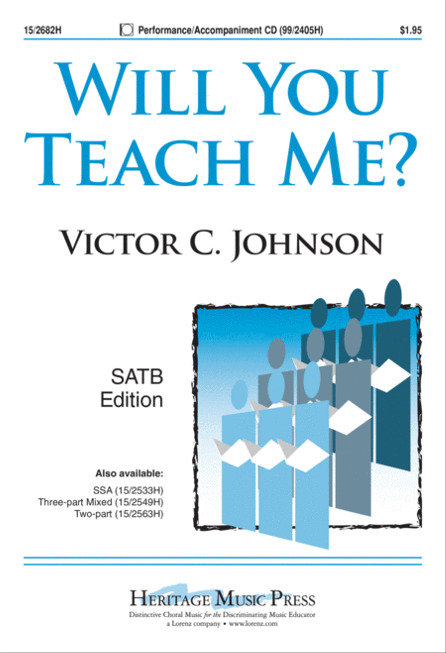 Will You Teach Me? 4-Part scores gallery preview page 1