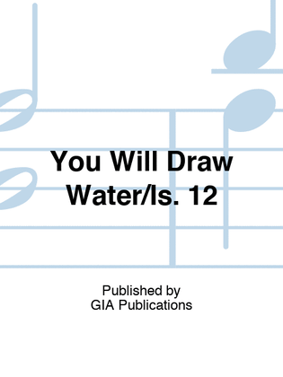 Book cover for You Will Draw Water