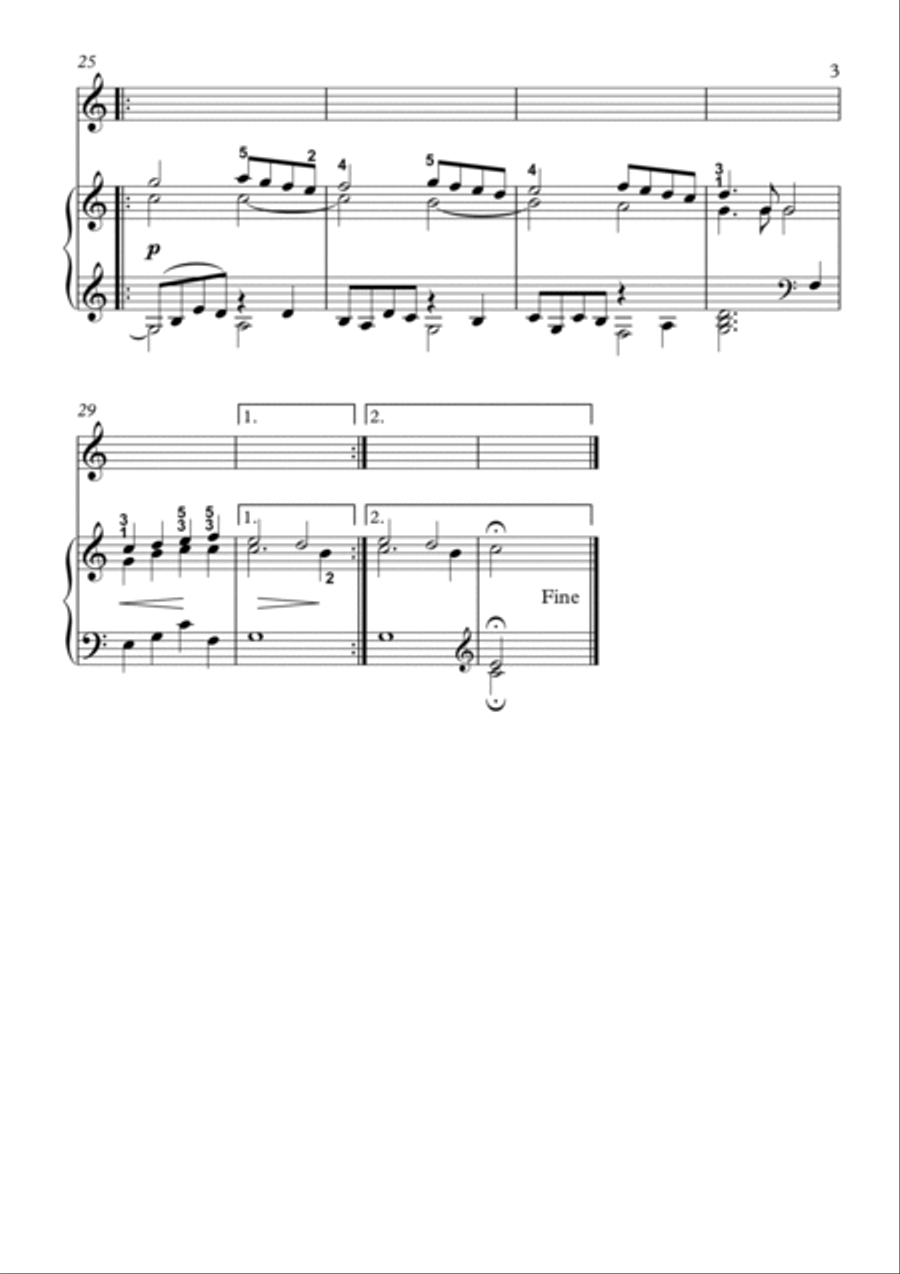 Christmas Carols piano Piano Solo scores gallery preview page 4