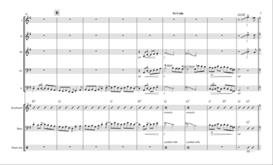 Salt Marsh Rag Jazz Ensemble scores gallery preview page 3