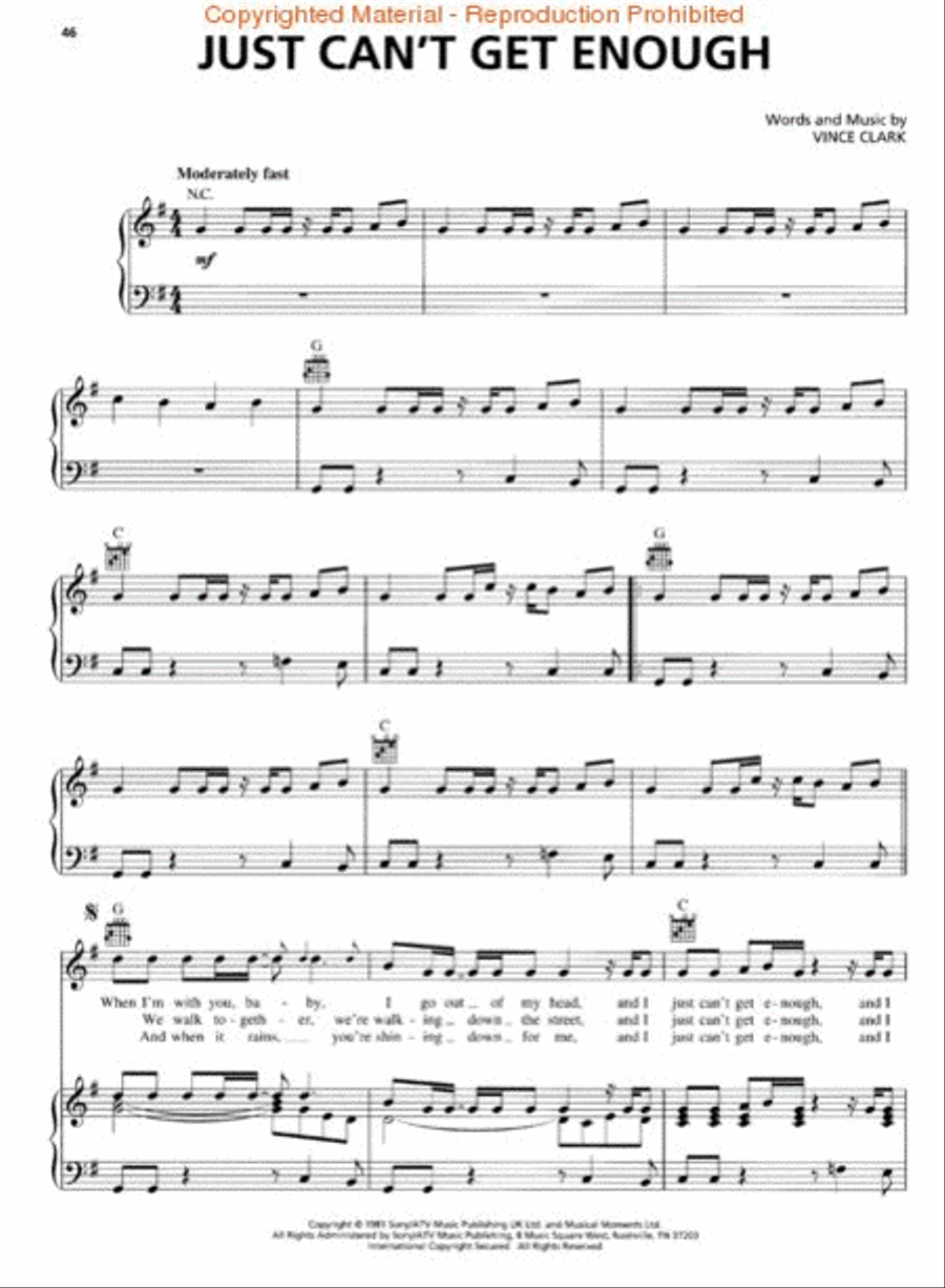 Best of Depeche Mode Best of Depeche Mode Piano, Vocal, Guitar scores gallery preview page 2
