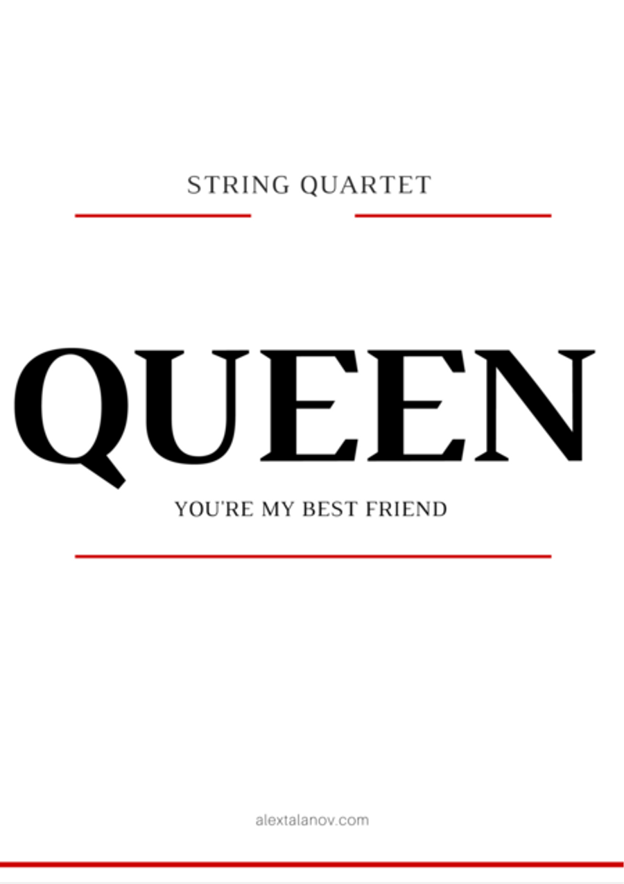 You're My Best Friend String Quartet scores gallery preview page 1